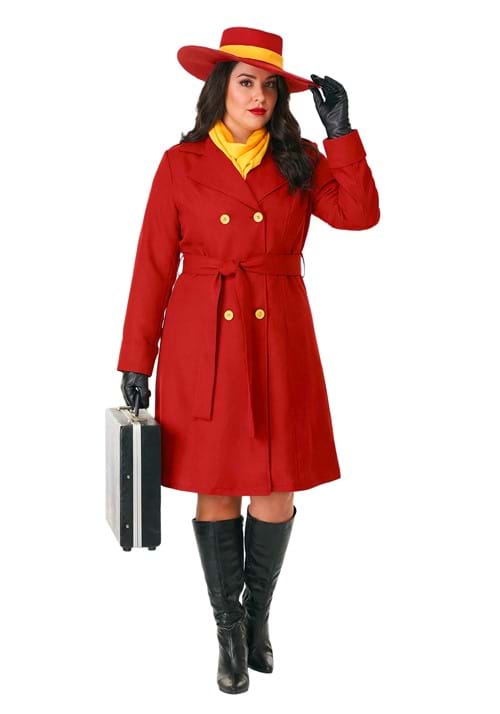 Women's Plus Size Carmen Sandiego Costume - US 5773