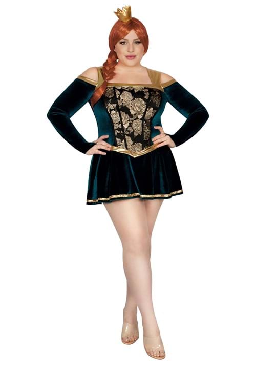 Plus Size Sexy Ogre Princess Costume Dress for Women - US 7876