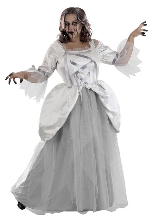 Women's Plus Size 18th Century Ghost Costume Dress - US 7202