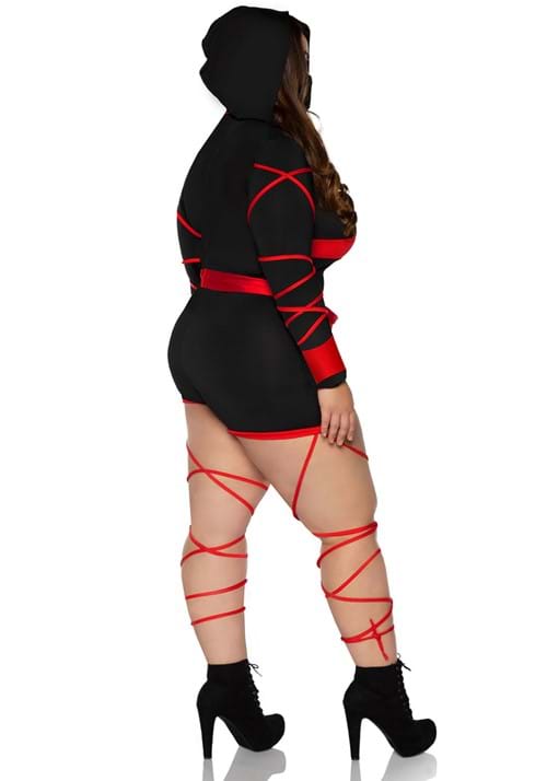 Womens Plus Size Dragon Ninja Costume - US 8397