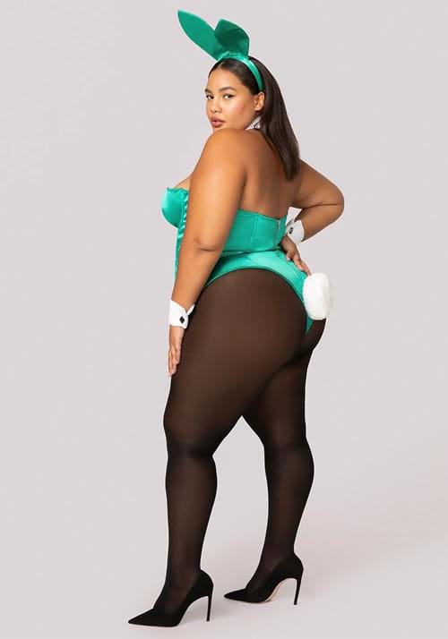 Green Playboy Bunny Plus Size Costume - US 4824