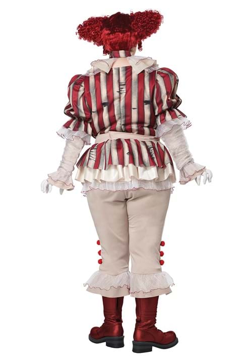 Women's Plus Size Sadistic Clown Costume - US 7287