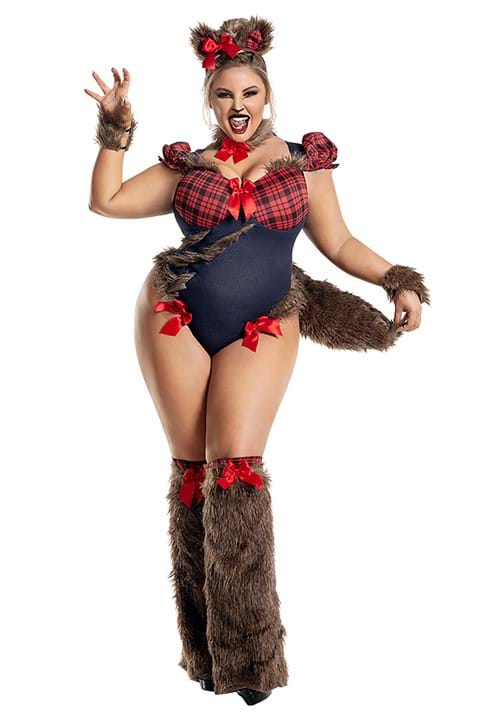 Plus Size Sexy Werebabe Women's Costume - US 1593