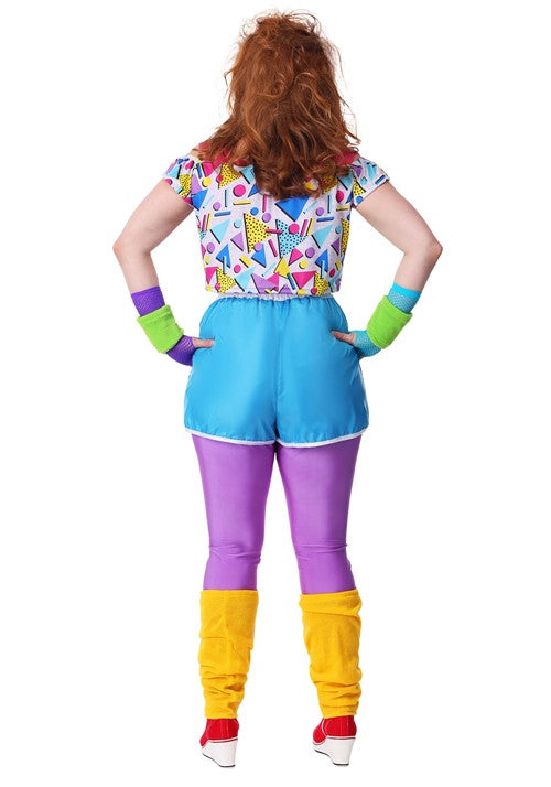 Women's Plus Size Work It Out 80s Costume - US 4656