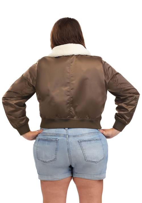 Plus Size Women's Top Gun Bomber Jacket Costume - US 3751
