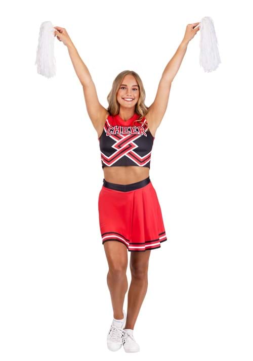 Women's Red Cheerleader Costume - US 9983