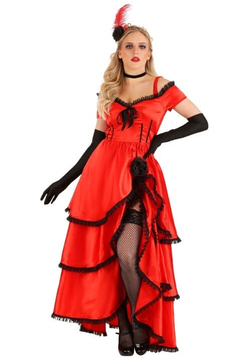 Sassy Showgirl Costume Dress for Women - US 5884