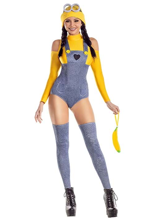 Sexy Yellow Henchmen Baddie Costume for Women - US 3179
