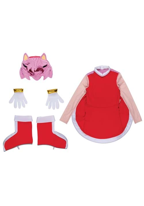Women's Sonic the Hedgehog Deluxe Amy Rose Costume - US 7955