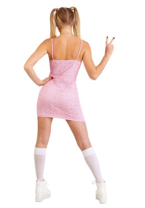Women's Sweet Girl Power Pop Star Costume - US 6450