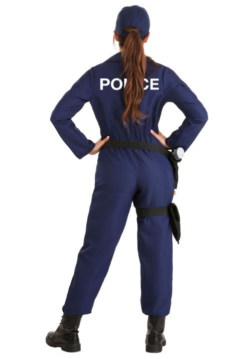 Women's Tactical Cop Jumpsuit Costume - US 0843