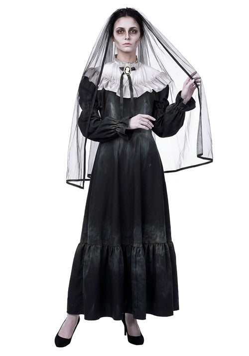 Women's Victorian Ghost Bride Premium Costume Dress - US 8982