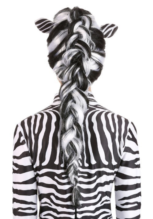 Zebra Costume Wig for Women - US 9728