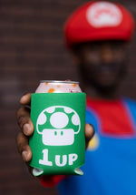 1 Up Super Mario Bros. Green Can Cooler - US 8772