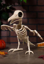 10.5-Inch Creepy Raven Skeleton Decoration - US 7475