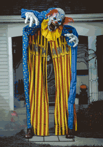 10 Foot Animated Looming Clown Archway Decoration - US 5431