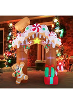 10FT Tall Jumbo Gingerbread Archway Inflatable Decoration - US 3839