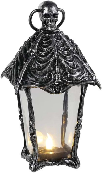 12-Inch Gothic Skeleton Lantern Decoration - US 1455