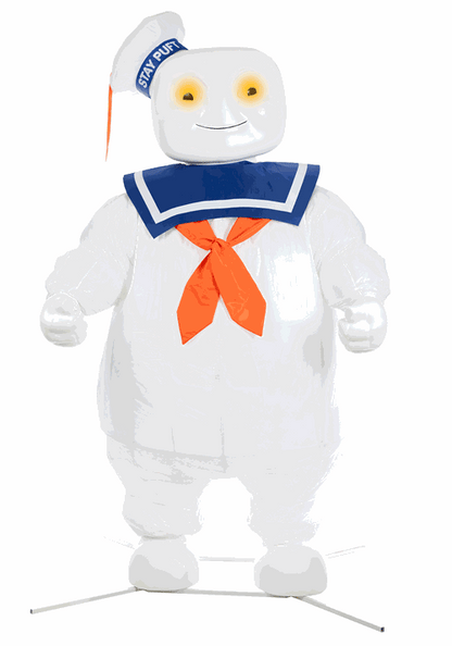 12FT Ghostbusters Animatronic Stay Puft Marshmallow Man Decoration - US 5445