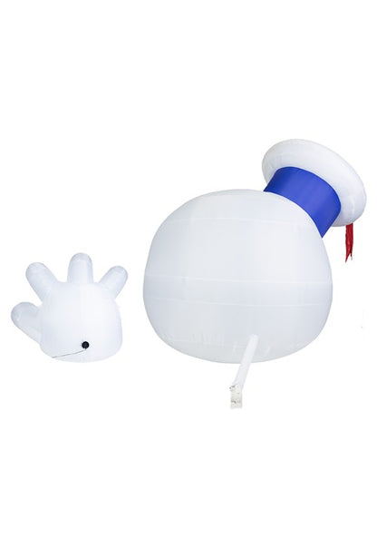 12FT Ghostbusters Inflatable Ground Breaker Stay Puft Head and Hand Decoration - US 0592