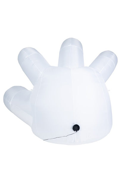 12FT Ghostbusters Inflatable Ground Breaker Stay Puft Head and Hand Decoration - US 0592