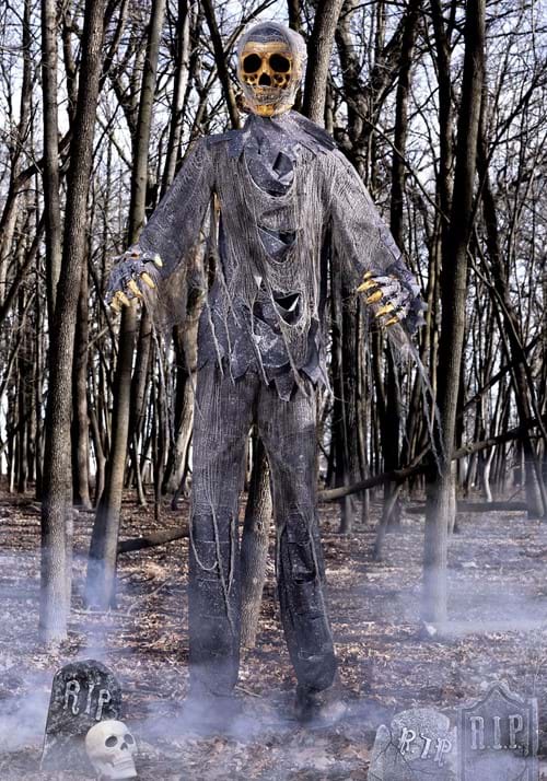 12FT Lighted Zombie Halloween Decoration - US 5410