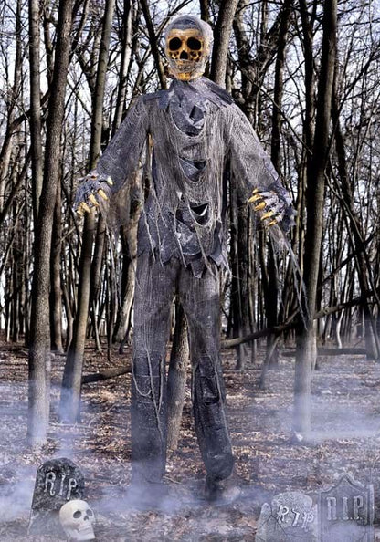 12FT Lighted Zombie Halloween Decoration - US 5410