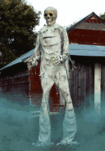 12FT Short Circuit Mummy Animatronic Decoration - US 9293