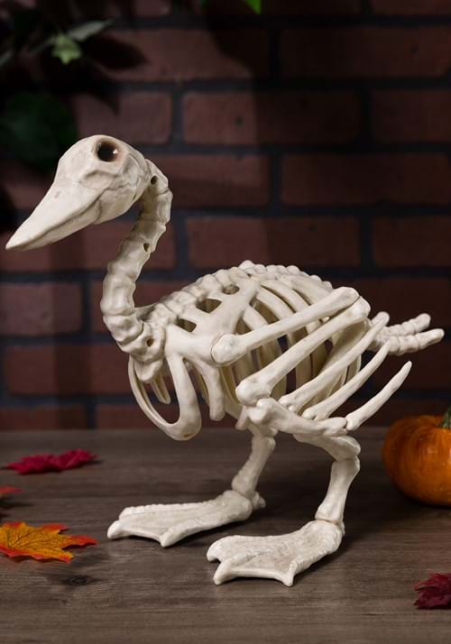 15-Inch Duck Skeleton Bonez Decoration - US 5134