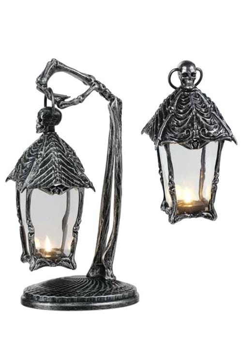 16.5-Inch Skeleton Crew Gothic Lantern Decoration - US 5358