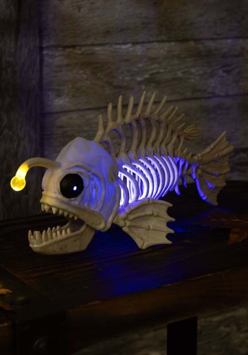 16-Inch Light Up Deep Sea Fish Decoration - US 3985