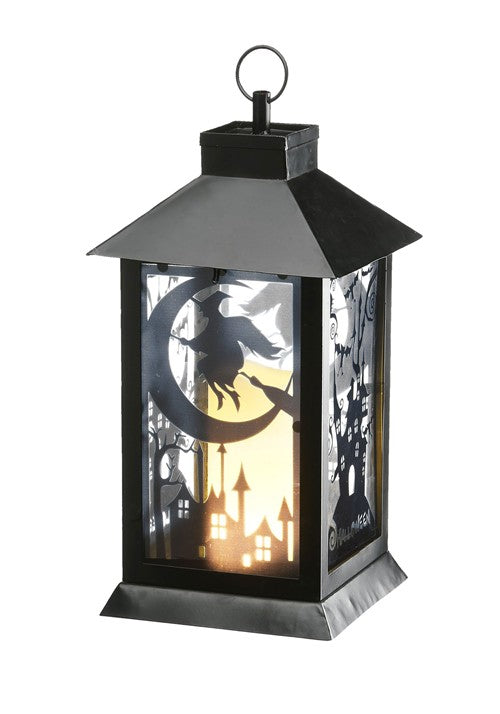 16-Inch Light Up Witch Lantern Decoration - US 0402