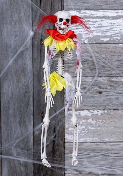 16-Inch Skeleton Clown Prop Decoration - US 3657