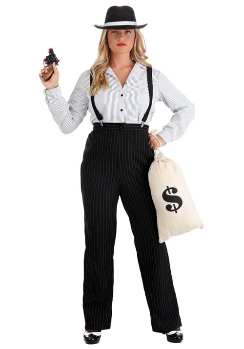 Women's 1920s Gangster Lady Costume - US 6479