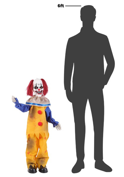 2-3FT Mini Milo the 6-7 Clown Animatronic Decoration - US 6613