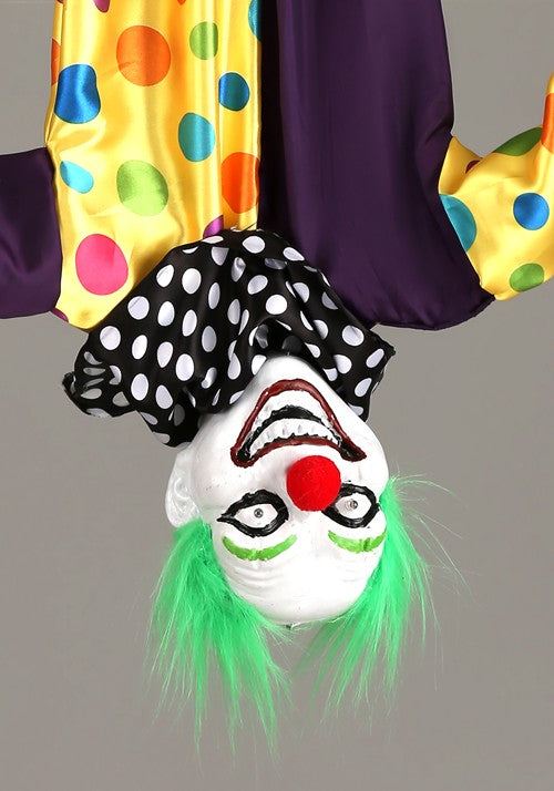 2.8FT Animated Hanging Evil Clown Decoration - US 2104