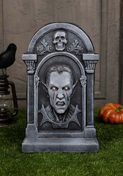 21-Inch Light Up Tombstone Decoration - US 9533