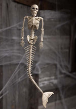 21-Inch Skeleton Mermaid Halloween Decoration - US 2193
