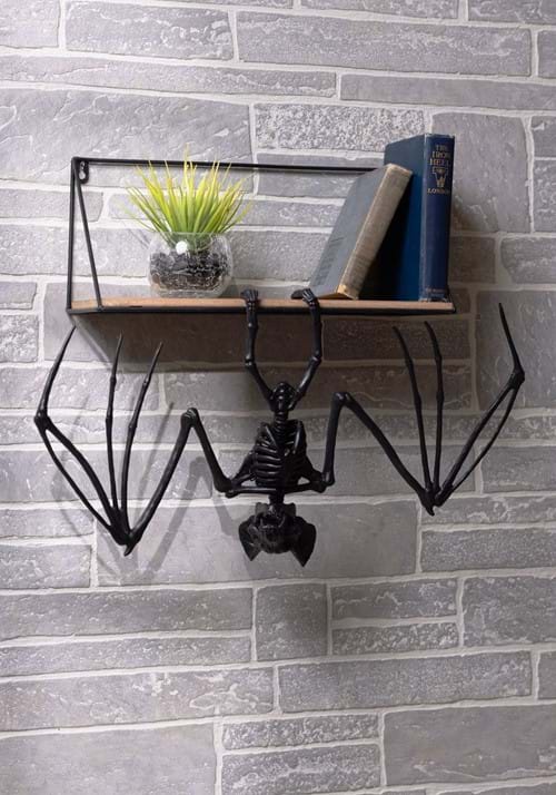 22-Inch Medium Black Bat Skeleton Prop Decoration - US 9407
