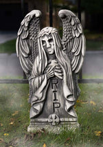 24-Inch Angel of Death Tombstone Halloween Decoration - US 7229