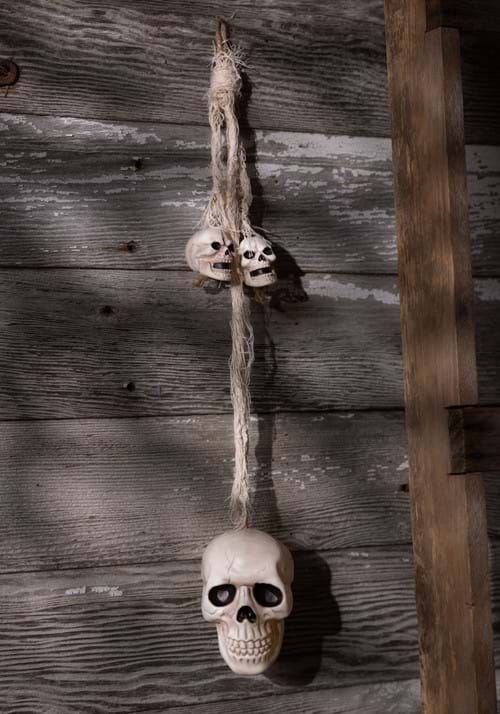 20-Inch Hanging Skulls Decoration - US 6012