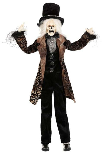 24-Inch Posable Sitting Halloween Zombie Man Decoration - US 8701