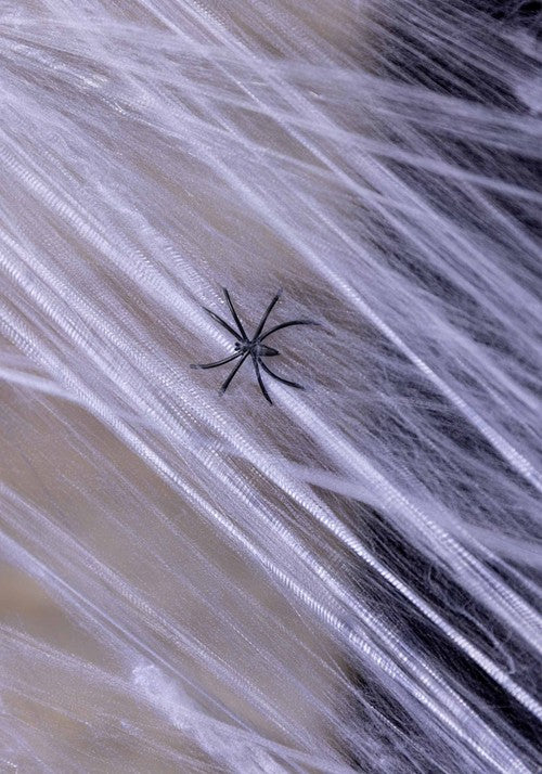 800 Square FT White Spider Web Halloween Decoration - US 8002
