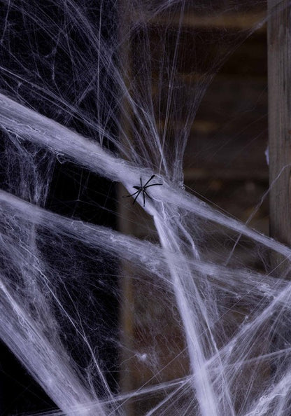 800 Square FT White Spider Web Halloween Decoration - US 8002