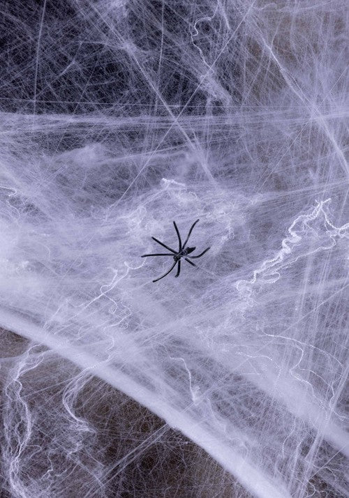 800 Square FT White Spider Web Halloween Decoration - US 8002