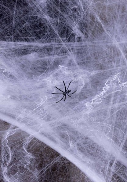 800 Square FT White Spider Web Halloween Decoration - US 8002