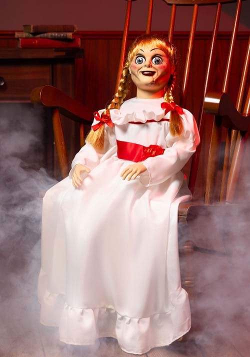 25-Inch Annabelle Doll Animatronic Halloween Decoration - US 0239