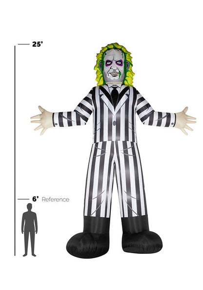 25FT Colossal Inflatable Beetlejuice Halloween Decoration - US 7281