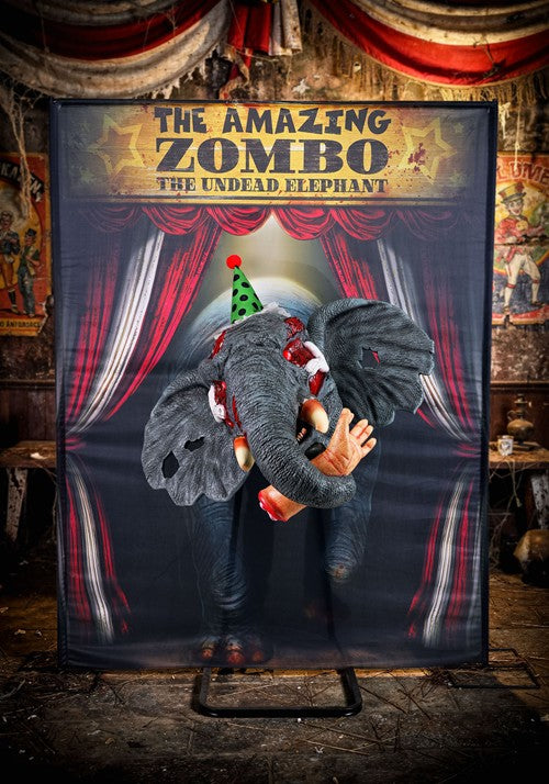 3FT Zombo the Undead Elephant Actor-matronic Decoration - Brick Thunder - US 2056