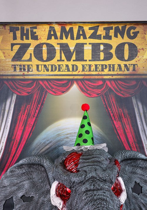 3FT Zombo the Undead Elephant Actor-matronic Decoration - Brick Thunder - US 2056